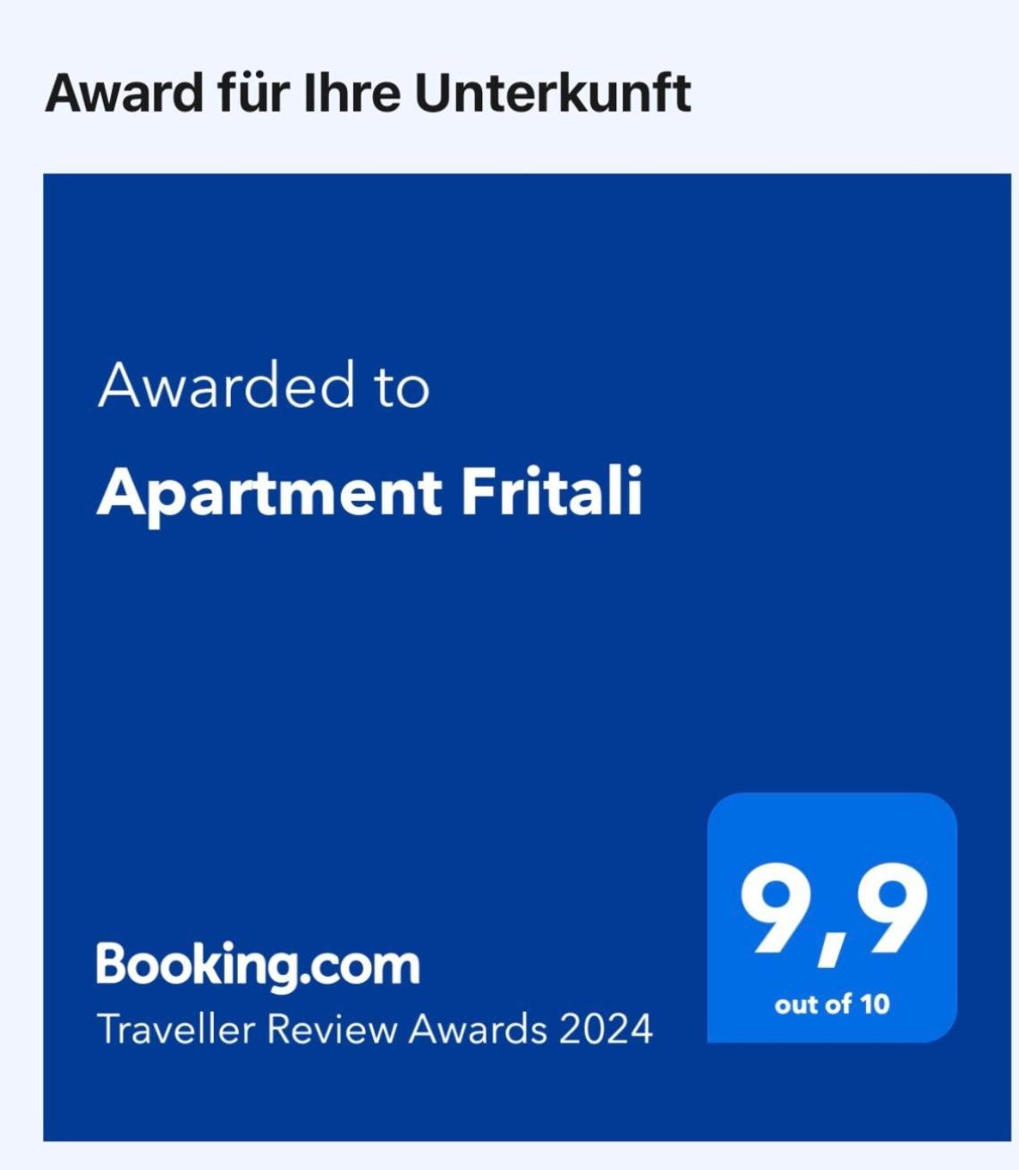 Apartment Fritali Tadten Eksteriør billede